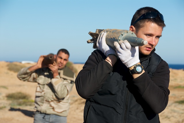 Deadly cluster bomb thought to have killed Estonian mine expert