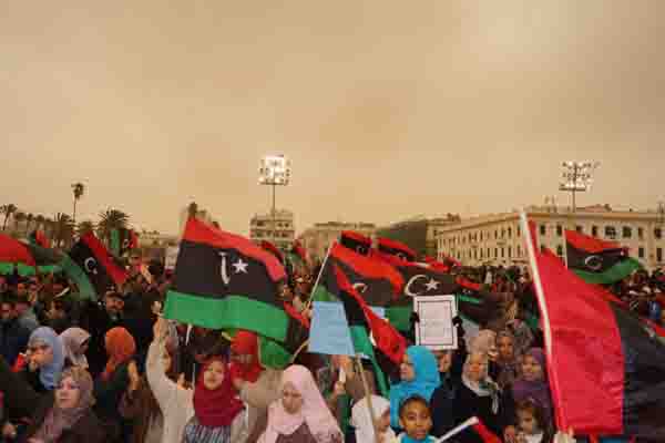 Libyans protest across the country against an autonomous Cyrenaica