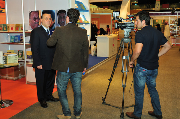 Libyan group at Abu Dhabi Book Fair