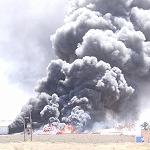Massive fire at Zuara