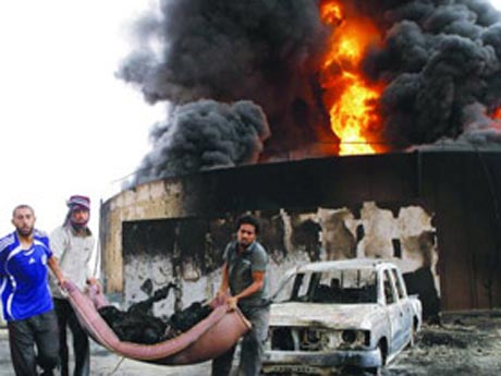 Seven killed in massive Sirte blast