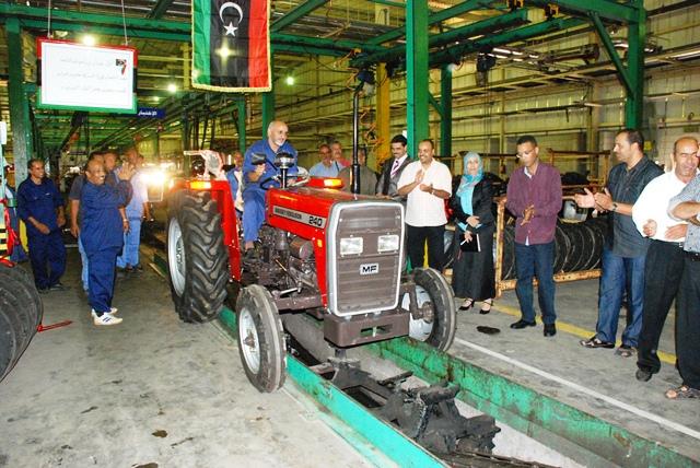 First post-Revolution tractor produced