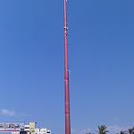 Libya's tallest flagpole erected in Misrata