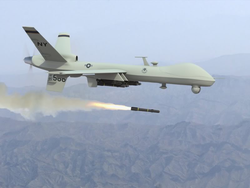 British RAF was flying US drones during the revolution
