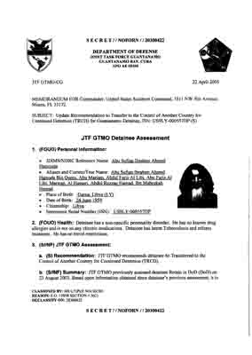Stevens murder suspect was Guantanamo detainee