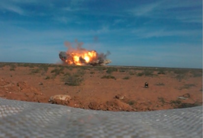 Unexploded Scud destroyed near Sirte