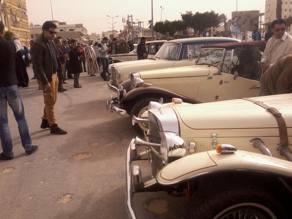 Classic Car rally in Zawia
