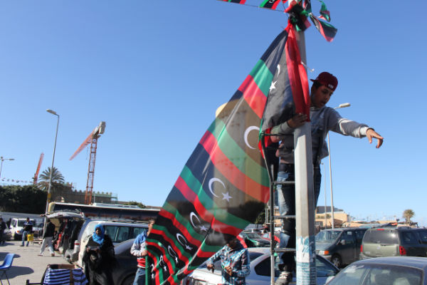 Put out more flags: Tripoli prepares for a party