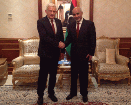Former Polish PM in democracy support talks