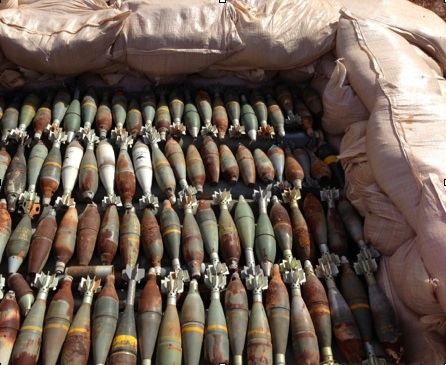 4,500 weapons destroyed in controlled demolition