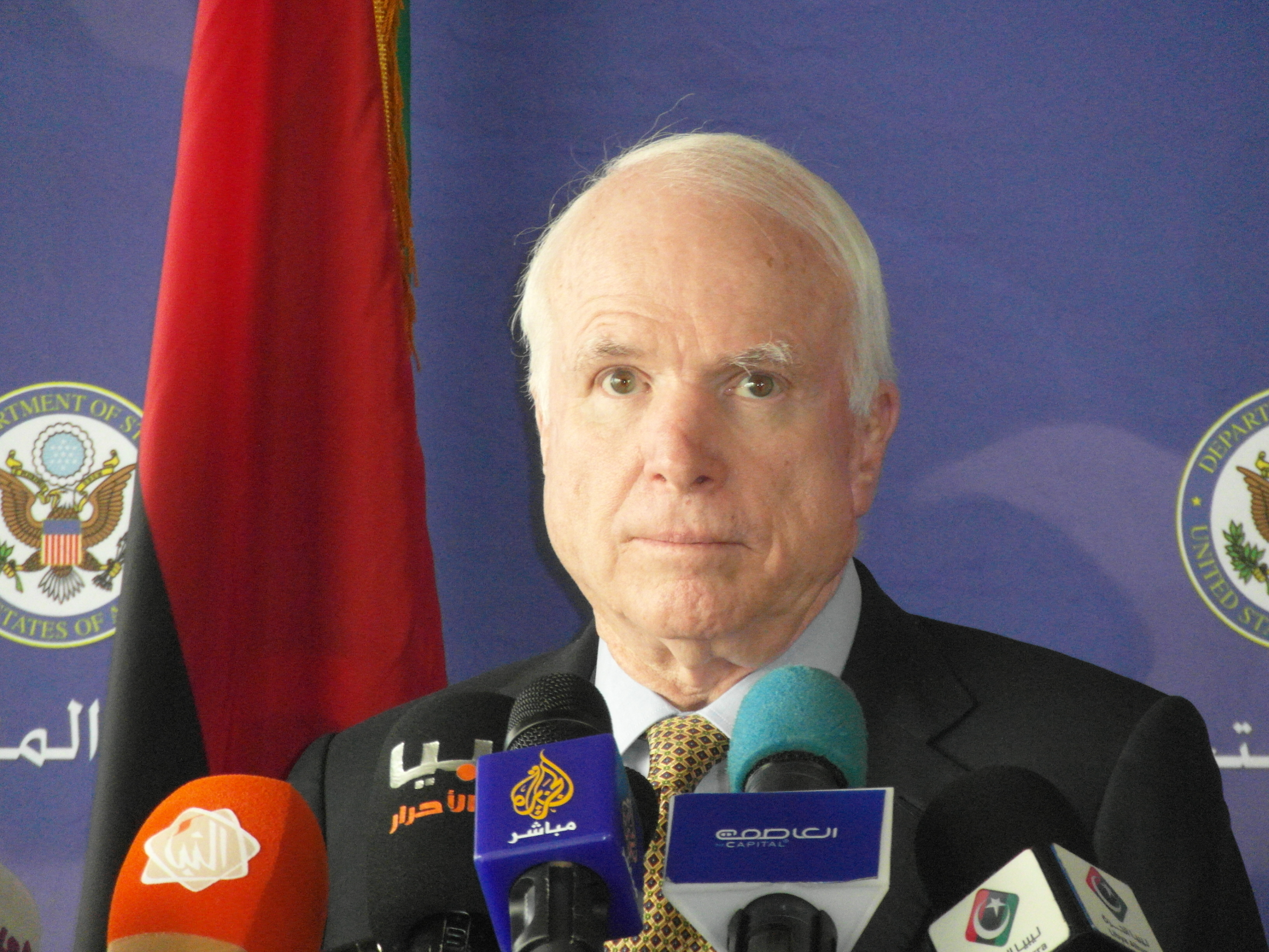 Senator McCain – no troops on the ground in Libya