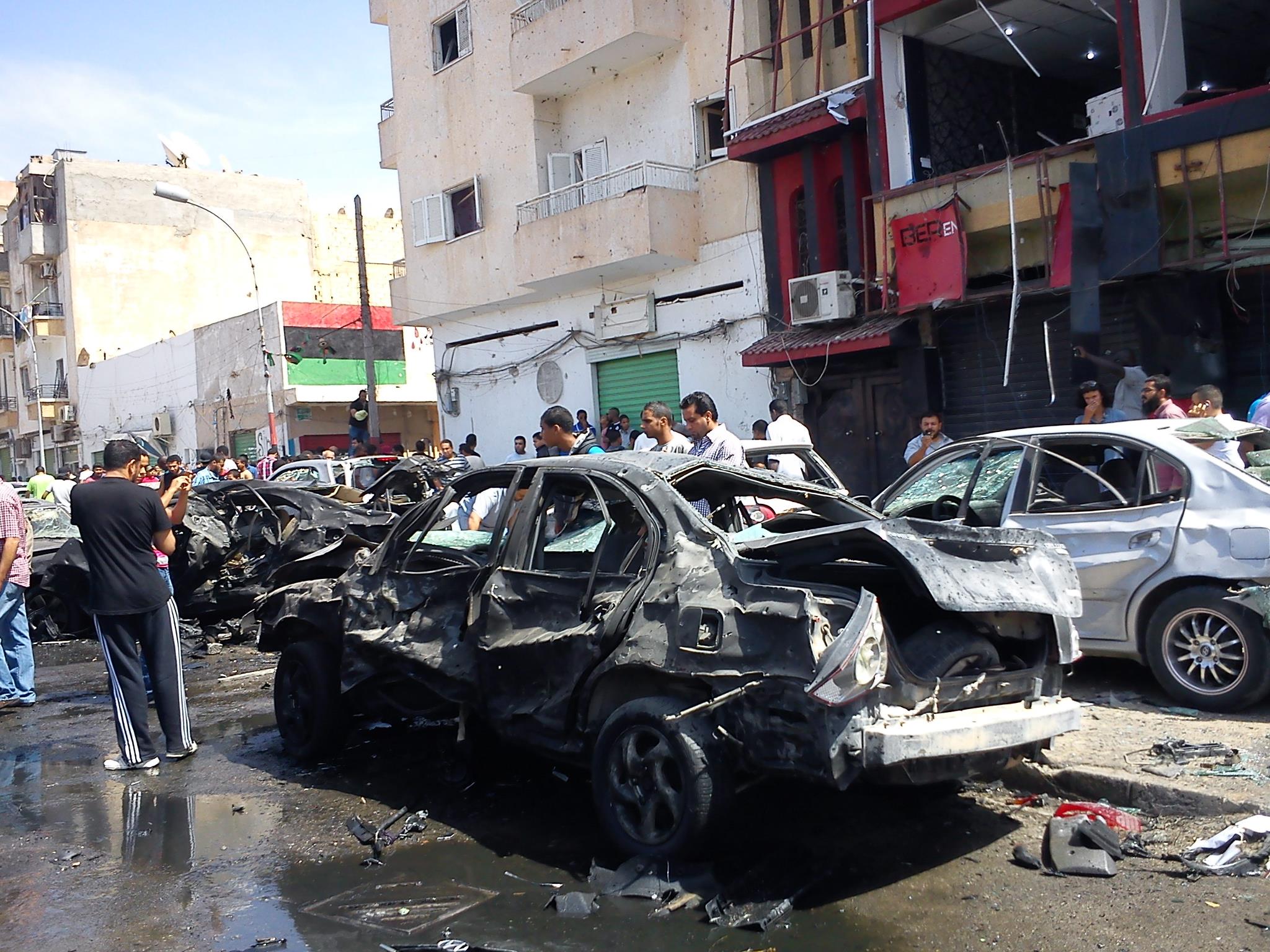 Car bomb by Benghazi hospital kills three