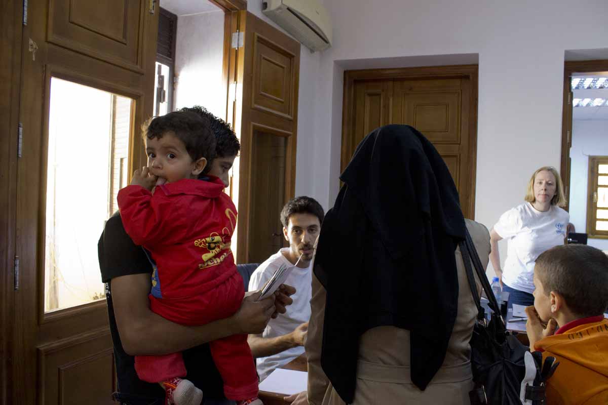 Syrian refugees in Misrata