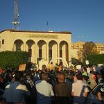 Protestors force out Ministry militiamen
