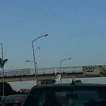 Tripoli footbridge damaged by high load on truck