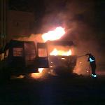 Truck explodes in Tripoli, sets nearby Iveco alight