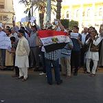 Demonstrators in Tripoli again protest at Cairo killings