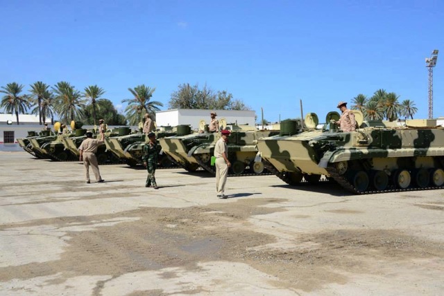 Russians deliver armoured fighting vehicles