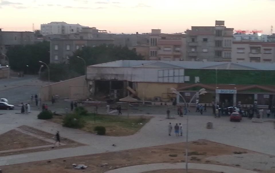 Benghazi hall bombed