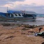 Migrant boat aground near Derna - no sign of passengers