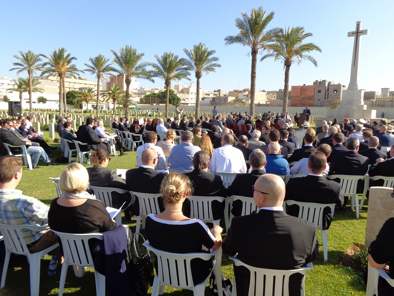 Remembrance service held in Tripoli