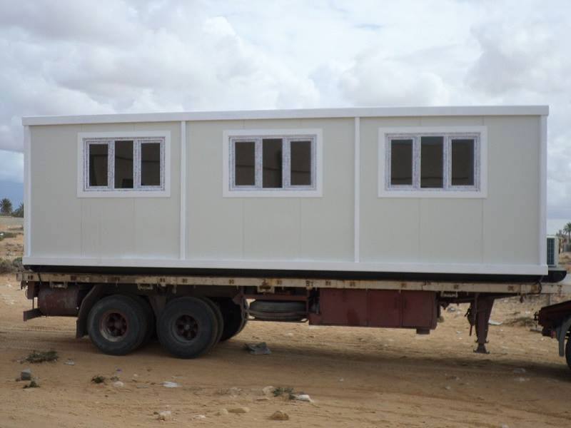 Portable classrooms for overcrowded Zliten schools