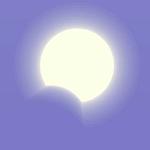 Partial eclipse of the sun tomorrow afternoon