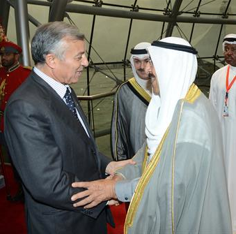 Abu Sahmain arrives in Kuwait for Africa-Arab Summit