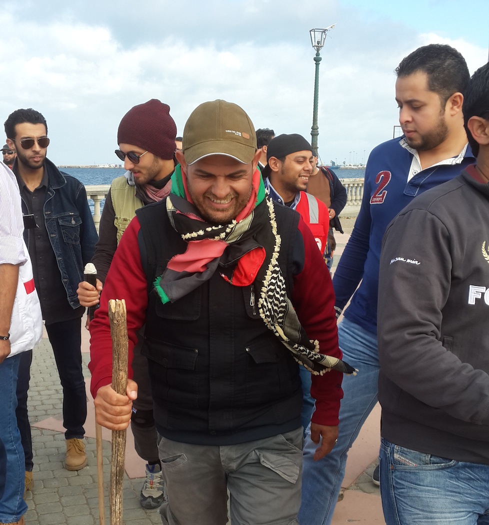 Misrata man's walk for unity and peace ends in Tripoli