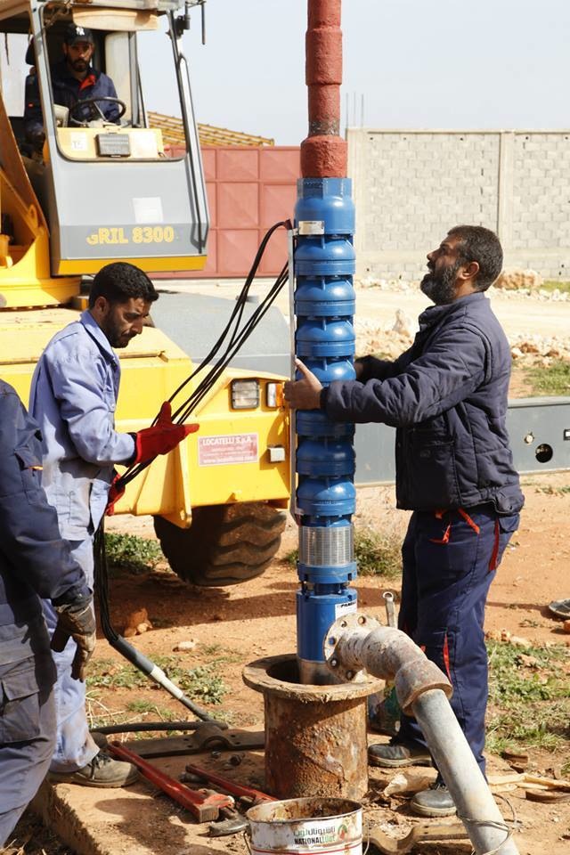18 pumps to avoid water cutoff in Benghazi