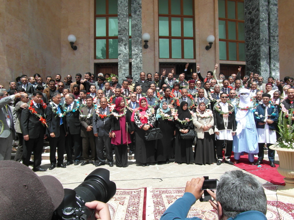 Constitutional Assembly meets for first session in Beida