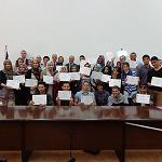 Libyan language students honoured by British embassy for army training help