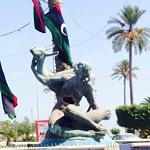 Tripoli's iconic gazelle fountain vandalised