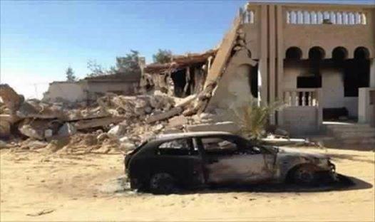 "Hundreds of missiles" rain down on Warshefana area