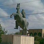 Historic statue of Omar Al-Mukhtar disappears