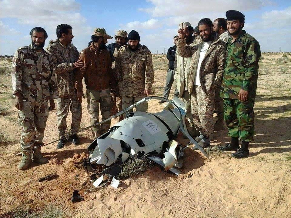 Helicopter spy drone "shot down" by Libyan army