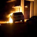 Finance minister's car torched in Beida