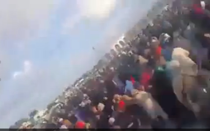Benghazi protestors carry on despite a mortar attack