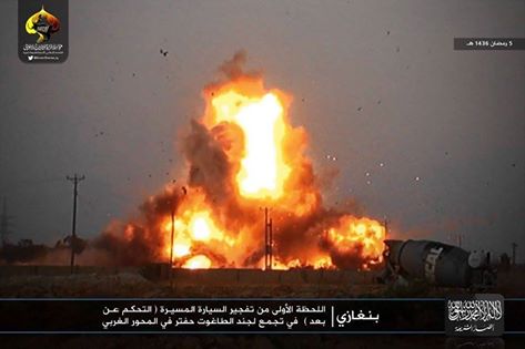 Benghazi car bomb kills three