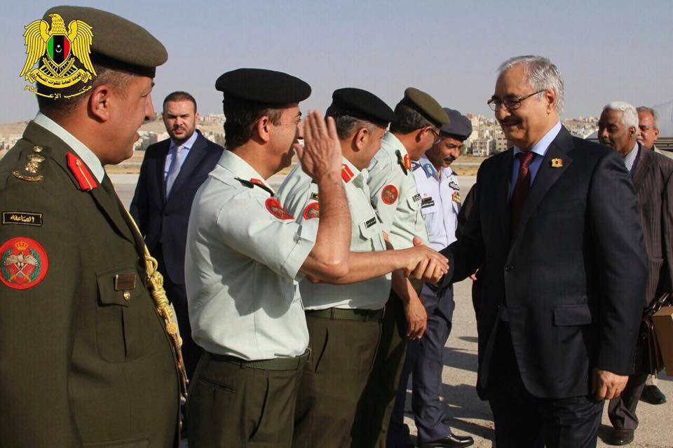 Hafter has fresh cooperation talks with Jordanian military