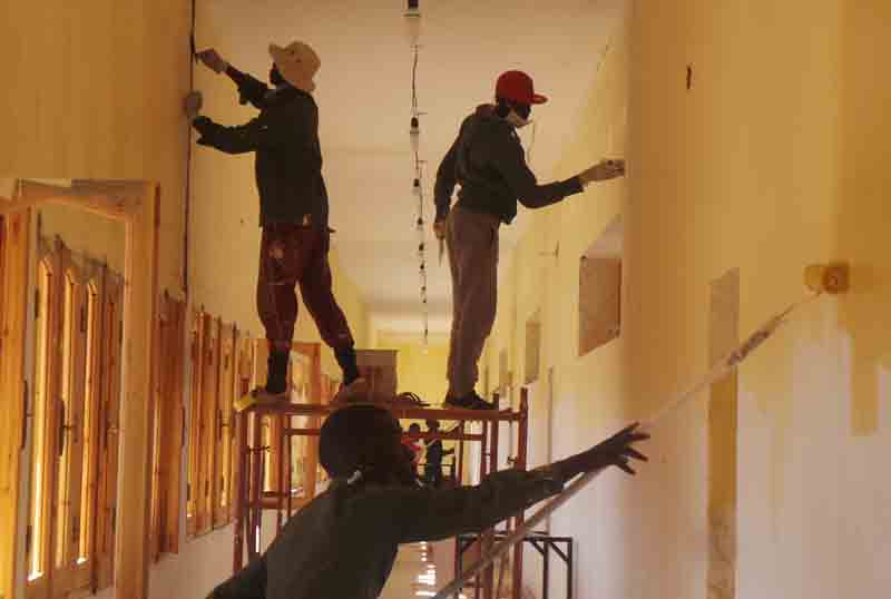Volunteers fix Ghat school because no one else will
