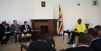 Ghwell in Ugandan talks with Museveni