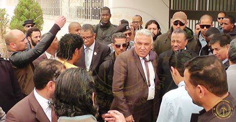 Thinni and cabinet visit Benghazi to inspect situation there