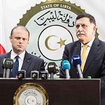 Serraj and Muscat look to illegal migration and the return of the Maltese embassy to Tripoli