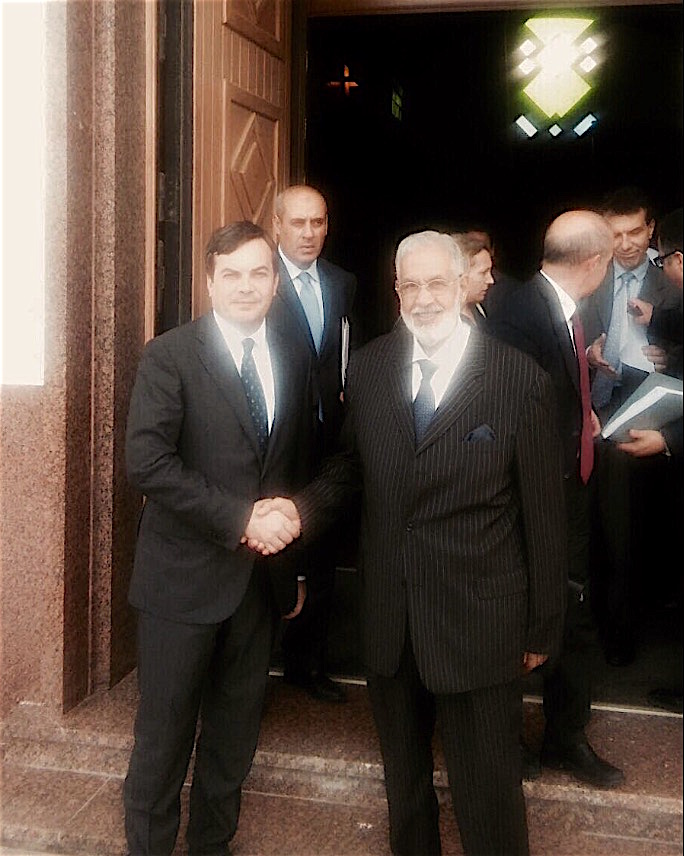 Italian foreign ministry team in Tripoli