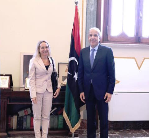 Italian chargé d'affaires in lengthy talks on support for Libya