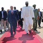 Red carpet rolled out for Saleh and Thinni in Niger