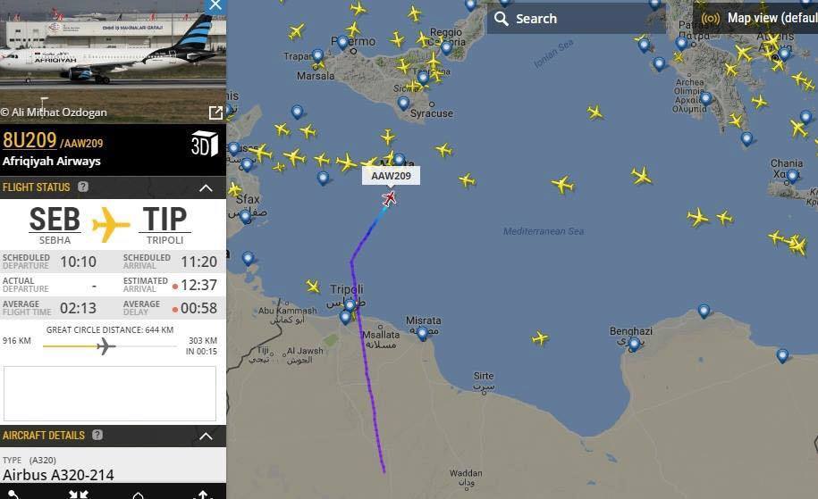 BREAKING: Afriqiyah plane hijacked and forced to land in Malta