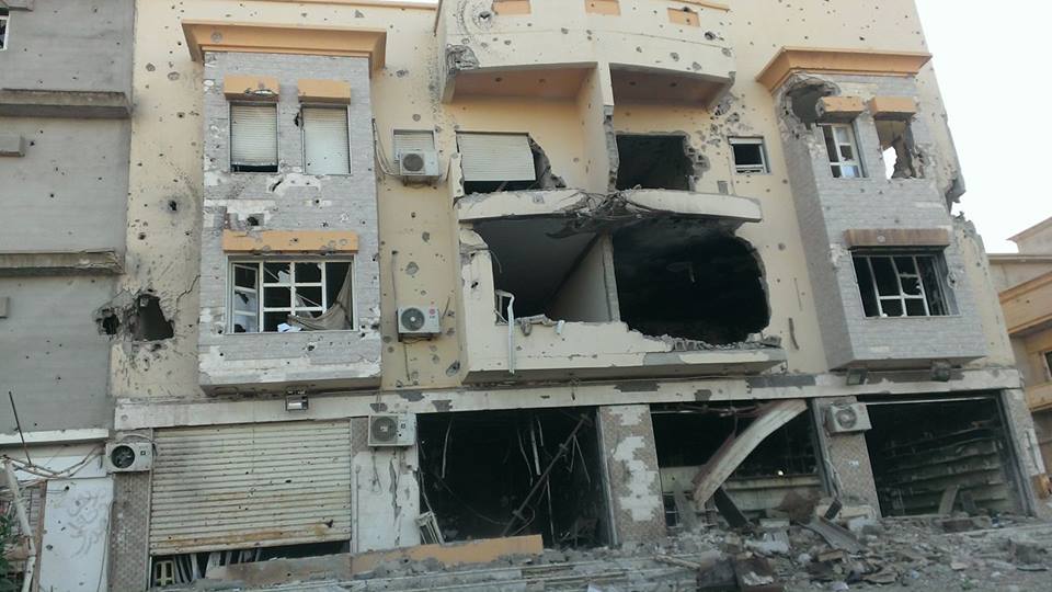 Residents move back to Benghazi's Garyounis and Gwarsha districts – to rebuild homes and lives