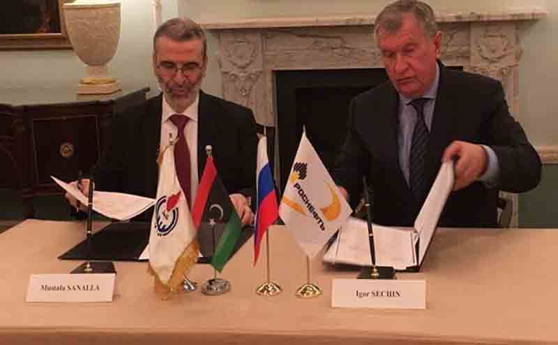 NOC's Sanalla signs deal with Russia's Rosneft and its powerful boss